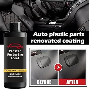 Nano Plastic Revitalizing Coating Agent for Car 100ml (Pack of 2)